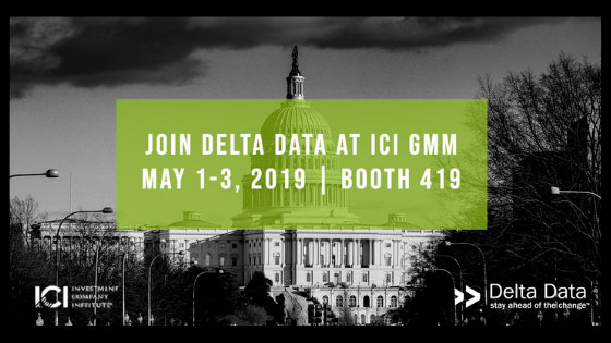 DELTA DATA TO ATTEND AND EXHIBIT AT ICI GENERAL MEMBERSHIP MEETING
